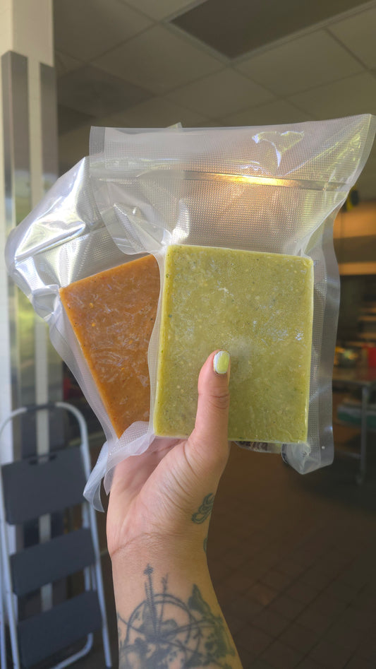Frozen Salsa Cubes