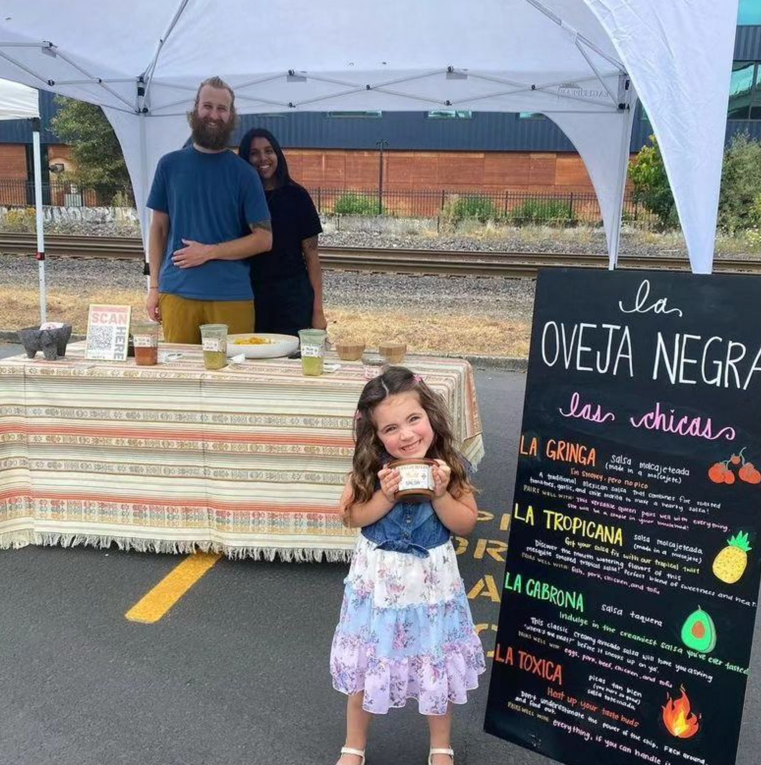 Latina owned La Oveja Negra at Portland local market