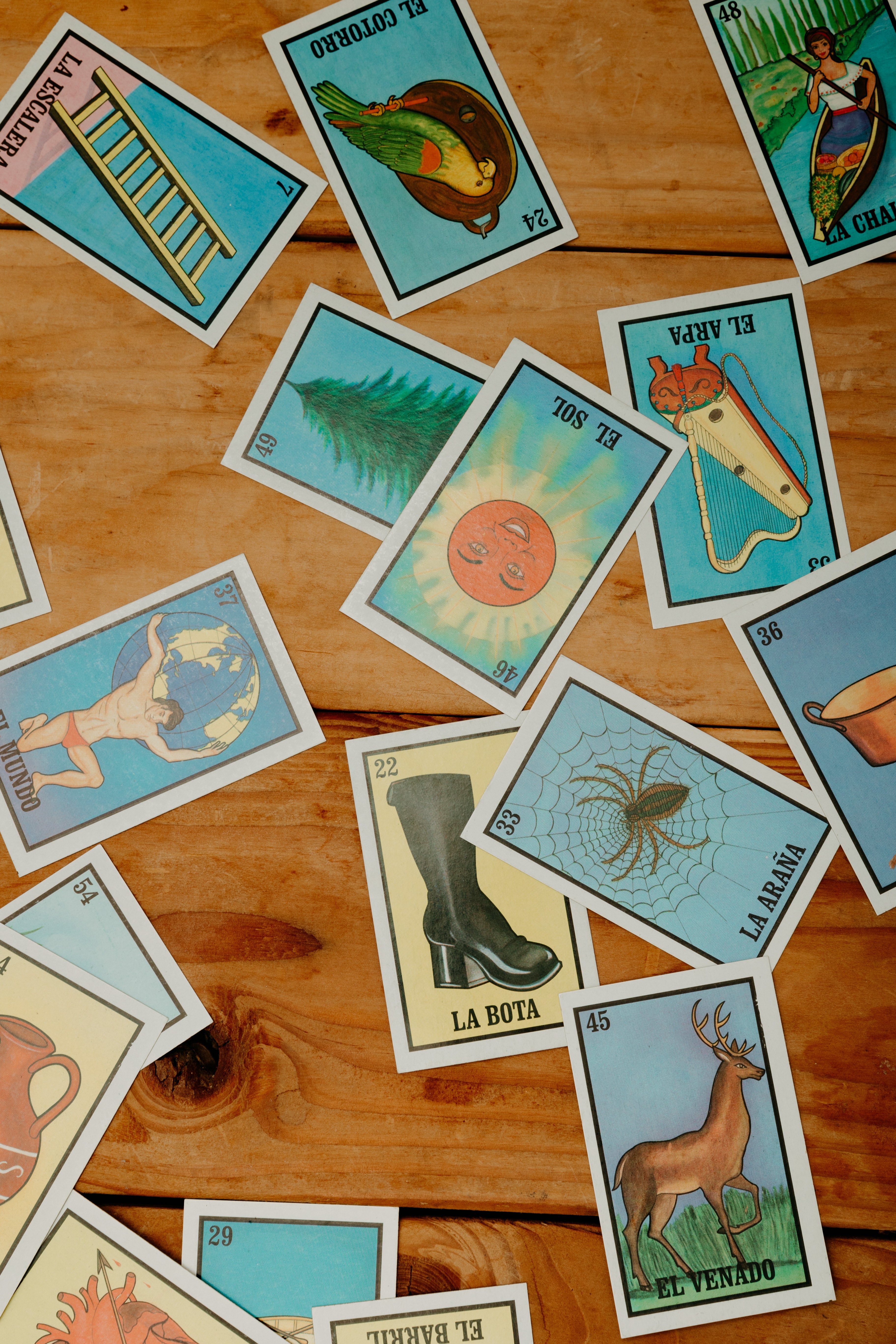 Tarot cards for salsa pairing